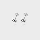 925 ROUND STUD EARRINGS